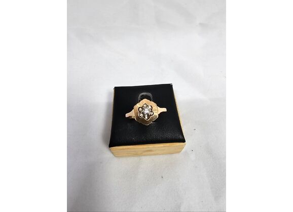 Image Bague Or rose Diamant