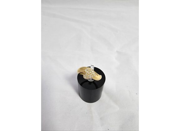 Image Bague Or jaune Diamant