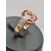 Image Bague Or jaune Rubis Diamant