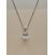 Image Collier Or blanc Aigue-marine Diamant