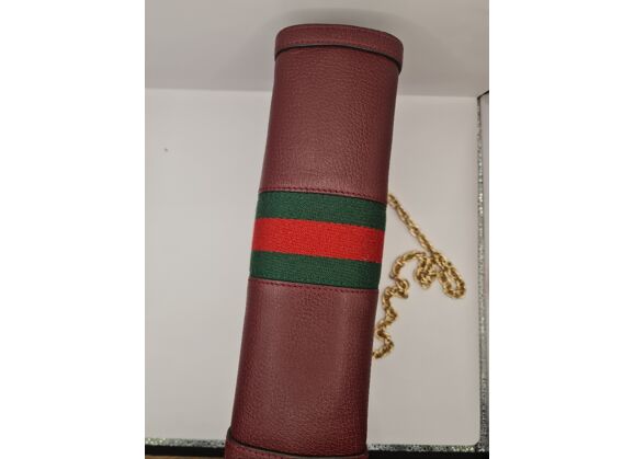 Image Sac à main GUCCI Ophidia Porté épaule Cuir Bordeaux