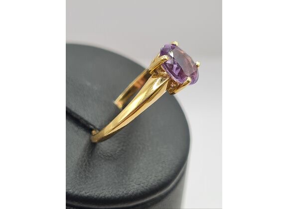 Image Bague Or jaune Améthyste Sans