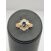Image Bague Or jaune Saphir Diamant