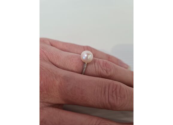 Image Bague Or blanc