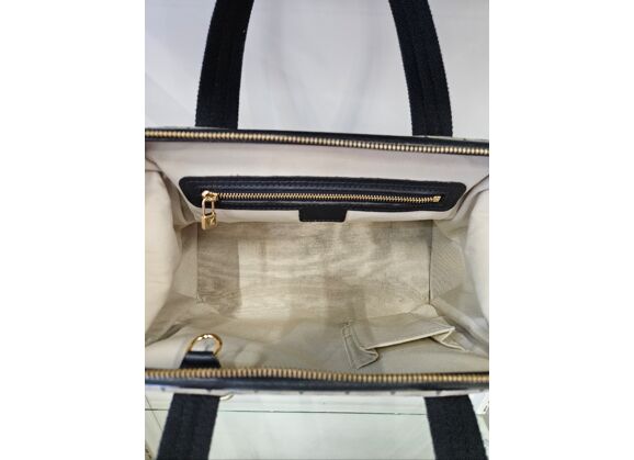 Image Sac à main LOUIS VUITTON Joséphine Porté épaule Tissu Beige