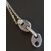 Image Collier Argent Pierre blanche