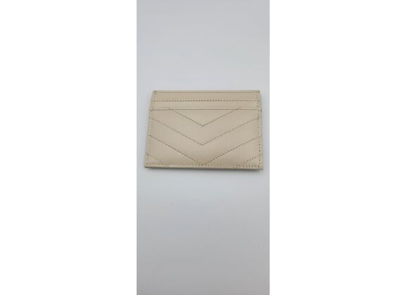 Image Portefeuille YVES SAINT LAURENT Cassandre Cuir Blanc