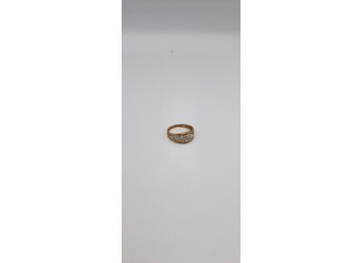 Image Bague Or jaune Or blanc Diamant Diamant