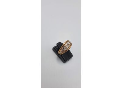 Image Bague Or jaune Or blanc Diamant Diamant