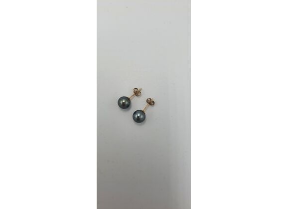 Image Boucles d'oreilles Or jaune Perle