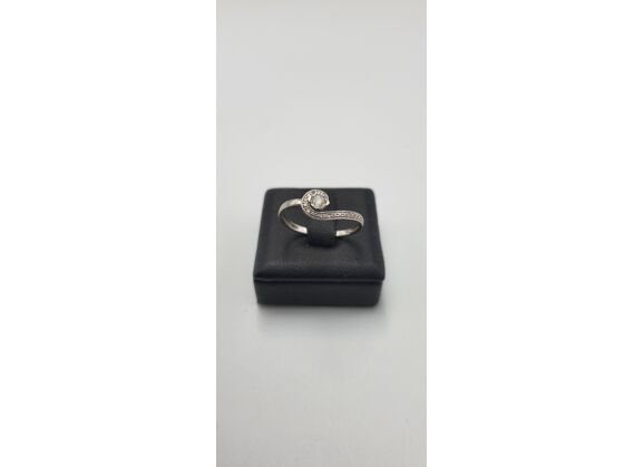 Image Bague Or blanc Diamant Sans