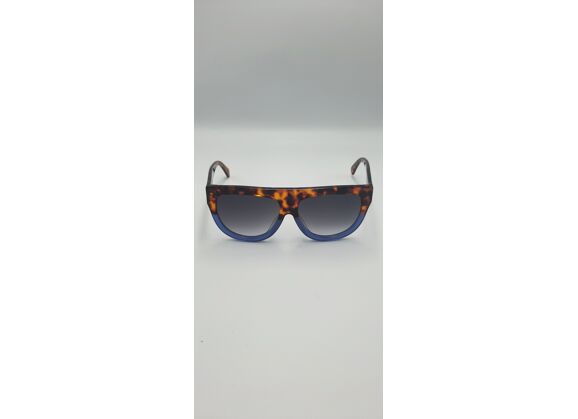 Image Lunettes de soleil CELINE Cla1026/s Plastique Léopard marron 58 mm