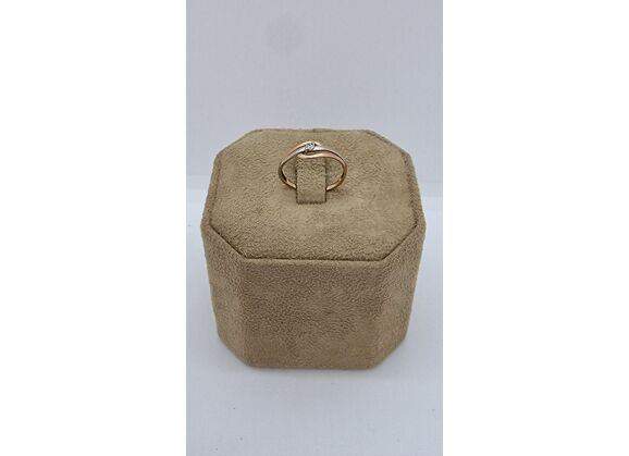 Image Bague Or blanc Or rose Diamant