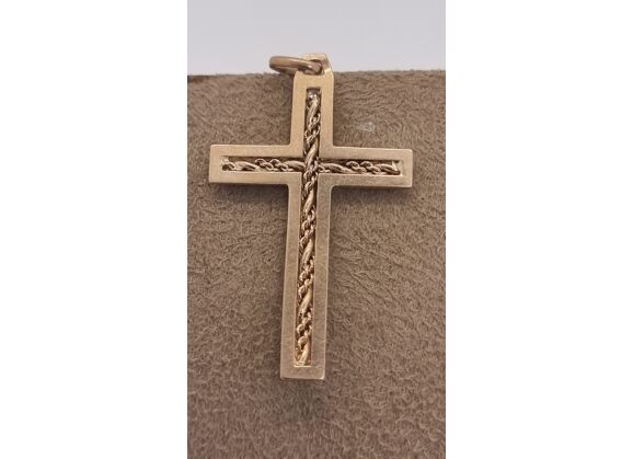 Image Pendentif Croix Or jaune