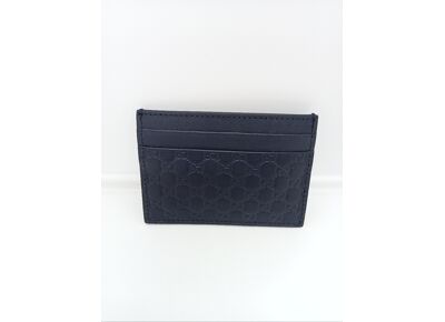 Image Portefeuille GUCCI CARDHOLDER Cuir Bleu marine