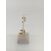 Image Boucles d'oreilles Or jaune Pierre bleue Pierre rose