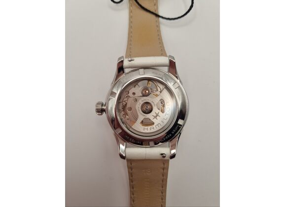 Image Montre Femme HAMILTON JazzMaster Cuir Blanc 36 mm