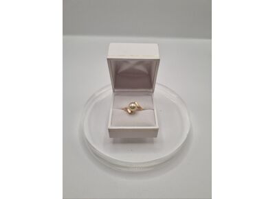Image Bague Or jaune Perle Perle