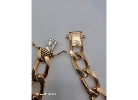 Image Bracelet Gourmette Or jaune