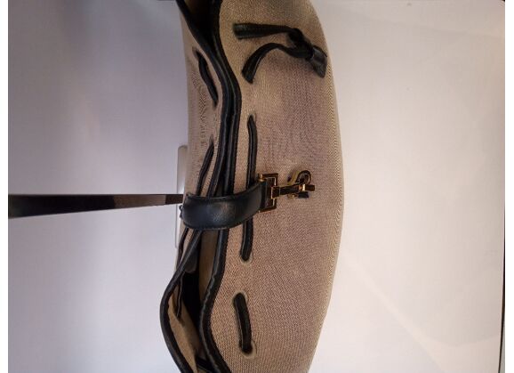 Image Sac à main GUCCI Jackie Porté épaule Toile Beige