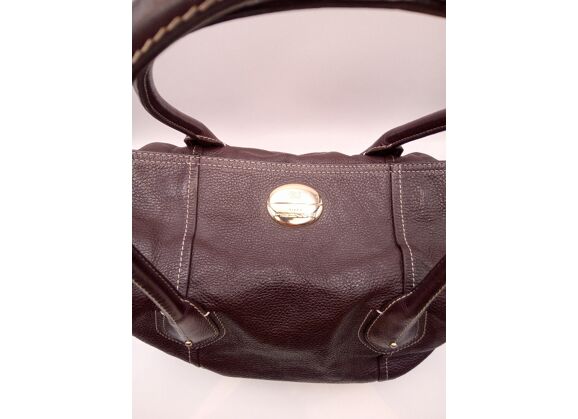 Image Sac à main LANCEL Louyetu Porté épaule Cuir Marron