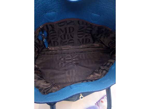 Image Sac à main MAC DOUGLAS Porté épaule Cuir Bleu