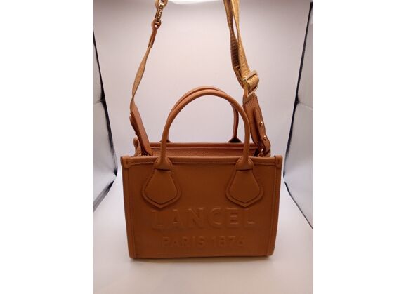 Image Sac à main Porté croisé Cuir Camel