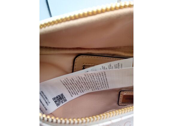 Image Sac à main GUESS Banane Synthétique Beige monogram