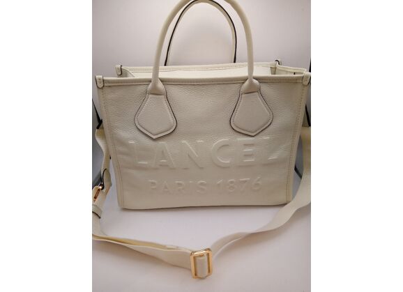 Image Sac à main LANCEL Porté main Cuir Blanc