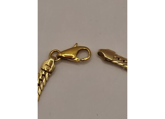 Image Collier Or jaune Maille anglaise