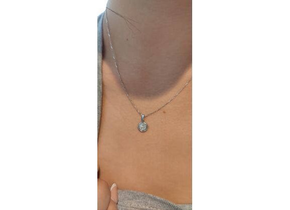 Image Pendentif Or blanc Diamant Diamant