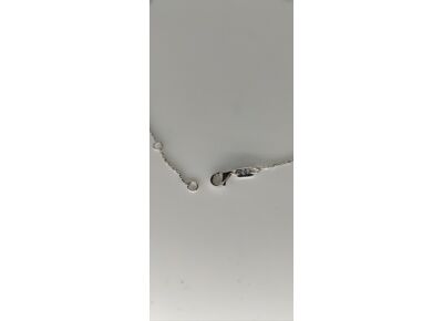 Image Collier Or blanc Diamants