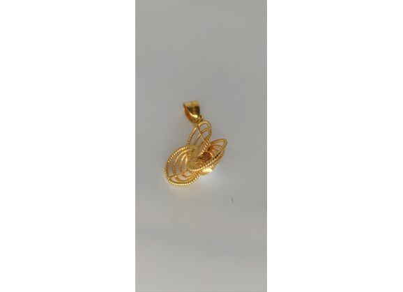 Image Pendentif Or jaune Perle Sans