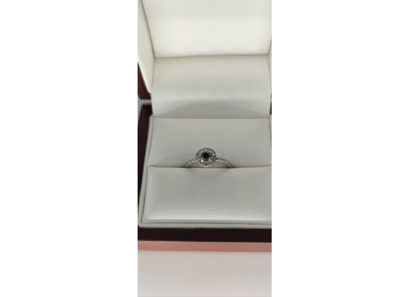 Image Bague Or blanc Diamant Diamant