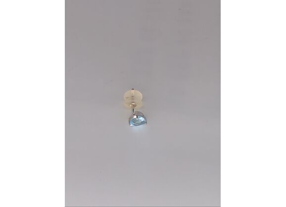 Image Boucles d'oreilles Or blanc Topaze