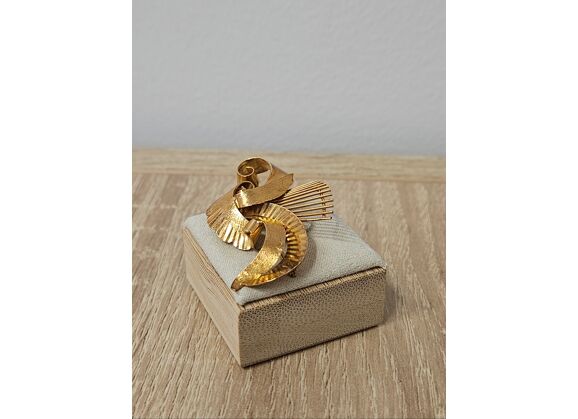 Image Broche Or NON SIGNE Or jaune