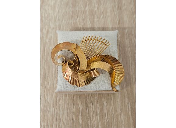 Image Broche Or NON SIGNE Or jaune