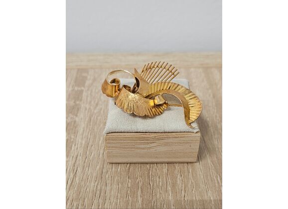 Image Broche Or NON SIGNE Or jaune