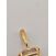 Image Pendentif Or jaune Pierre blanche Sans