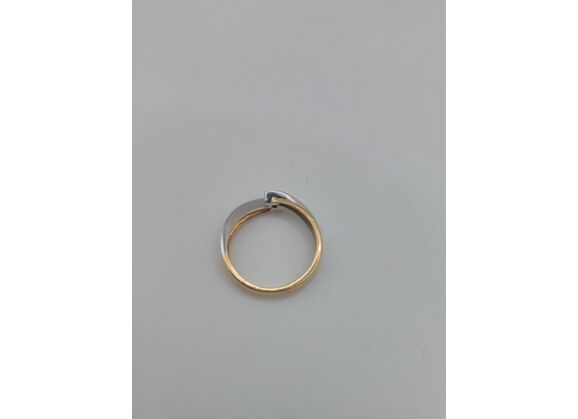 Image Bague Or jaune Or blanc Diamant