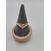 Image Bague Or jaune Rubis Pierre blanche