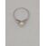 Image Bague Or blanc Perle