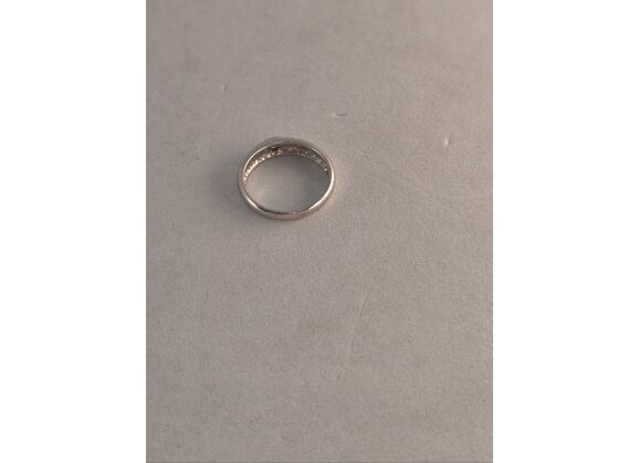 Image Bague Or blanc Diamant Sans
