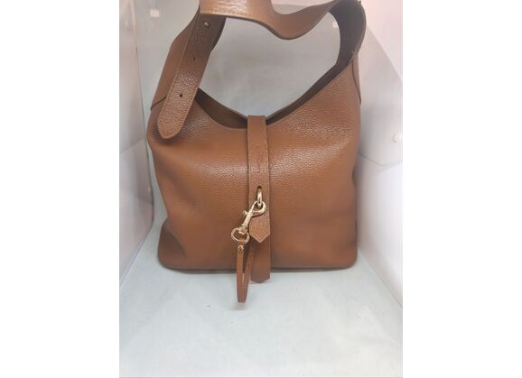 Image Sac à main LANCASTER Porté épaule Cuir Camel