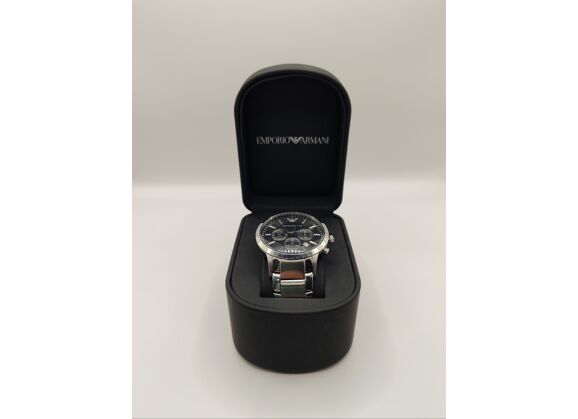Image Montre Homme EMPORIO ARMANI Renato Acier Argent 43 mm