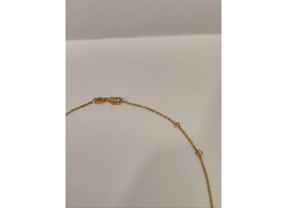 Image Collier Plaqué Or Strass