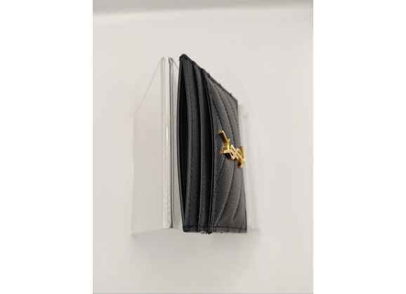 Image Portefeuille Cassandre Cuir d'agneau Noir