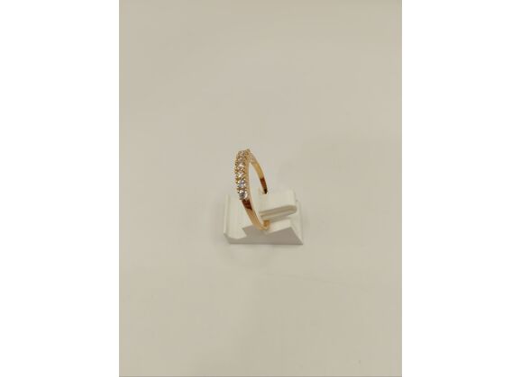 Image Bague Plaqué or Strass