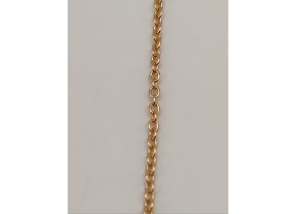 Image Collier Plaqué or Pierre verte