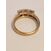 Image Bague Plaqué Or Pierre blanche